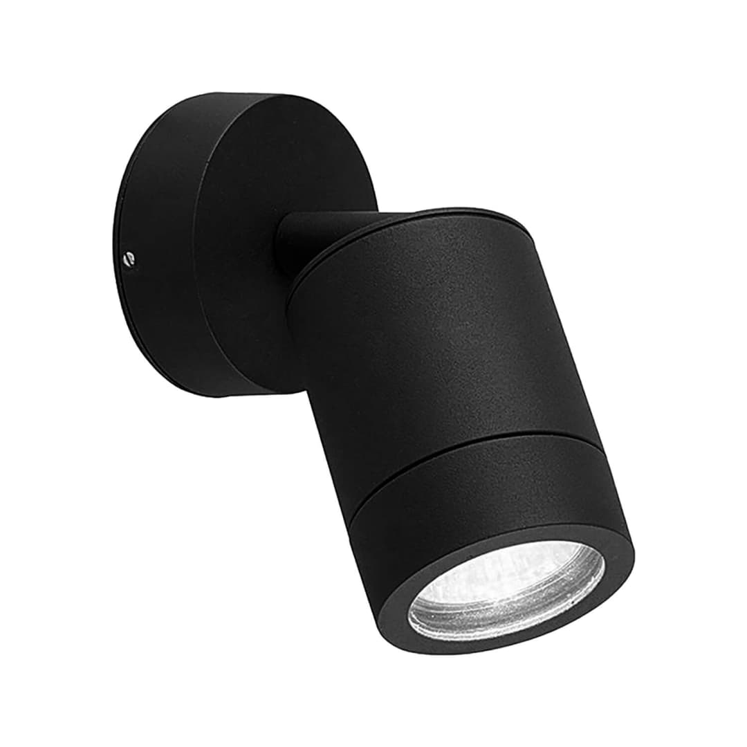 FOCO SOBREPUESTO CIELO / MURO LED STUDIO DIRIGIBLE IP44 (SIN AMPOLLETA GU10) NEGRO