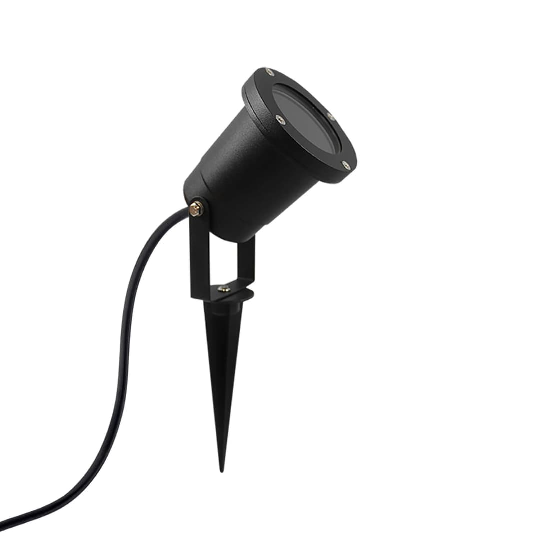 FOCO ESTACA LED STUDIO MEDIA IP65 (SIN AMPOLLETA GU10) NEGRA