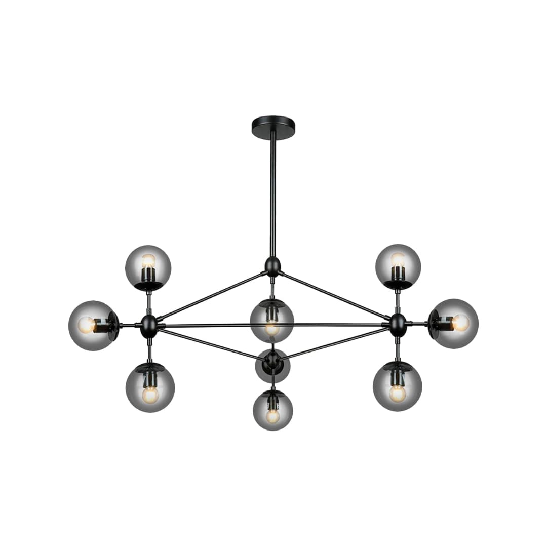 LÁMPARA COLGANTE LED STUDIO KIEV (SIN AMPOLLETA E27) NEGRA