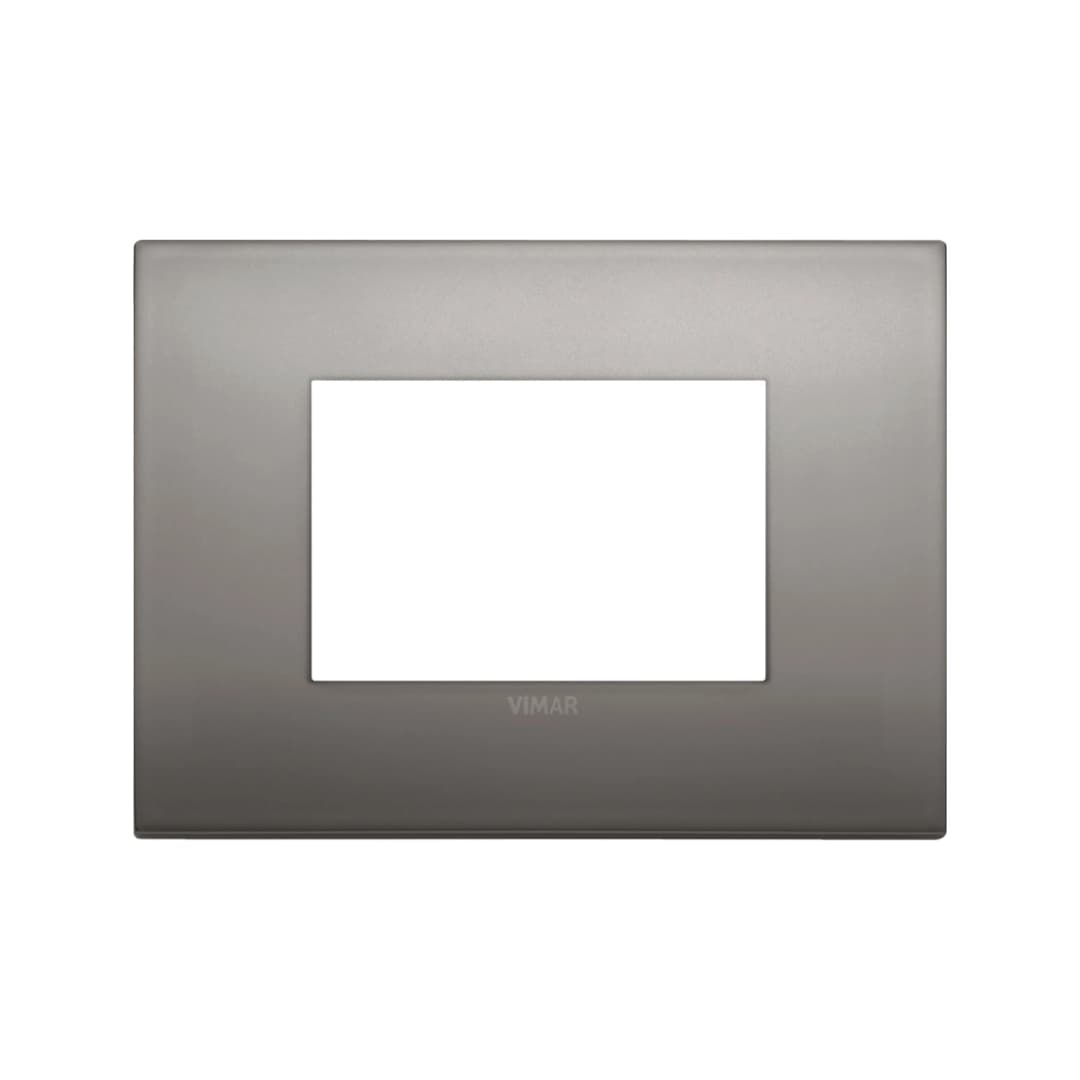 PLACA CLASSIC VIMAR ARKÉ METAL-ELITE 3 MÓDULOS NÍQUEL (19653.10)