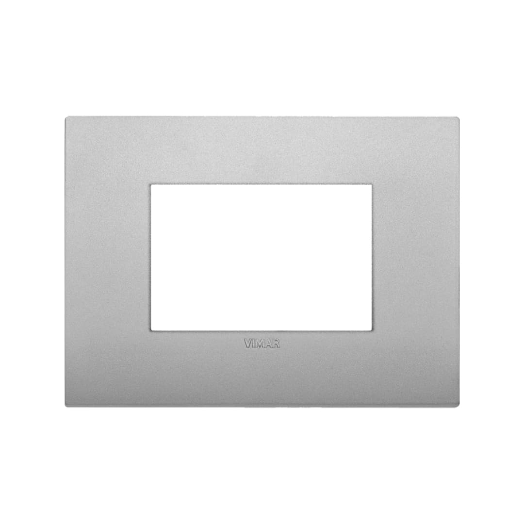 PLACA CLASSIC VIMAR ARKÉ TECNO-BASIC 3 MÓDULOS SILVER (19653.79)