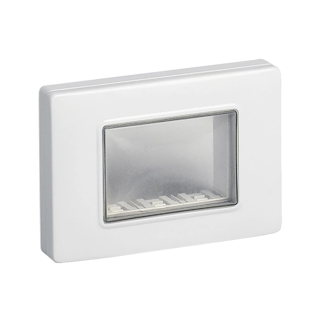 TAPA VIMAR CAJAS Y CENTRALITAS CON TORNILLOS 3 MÓDULOS IP55 BLANCA (14943.01)