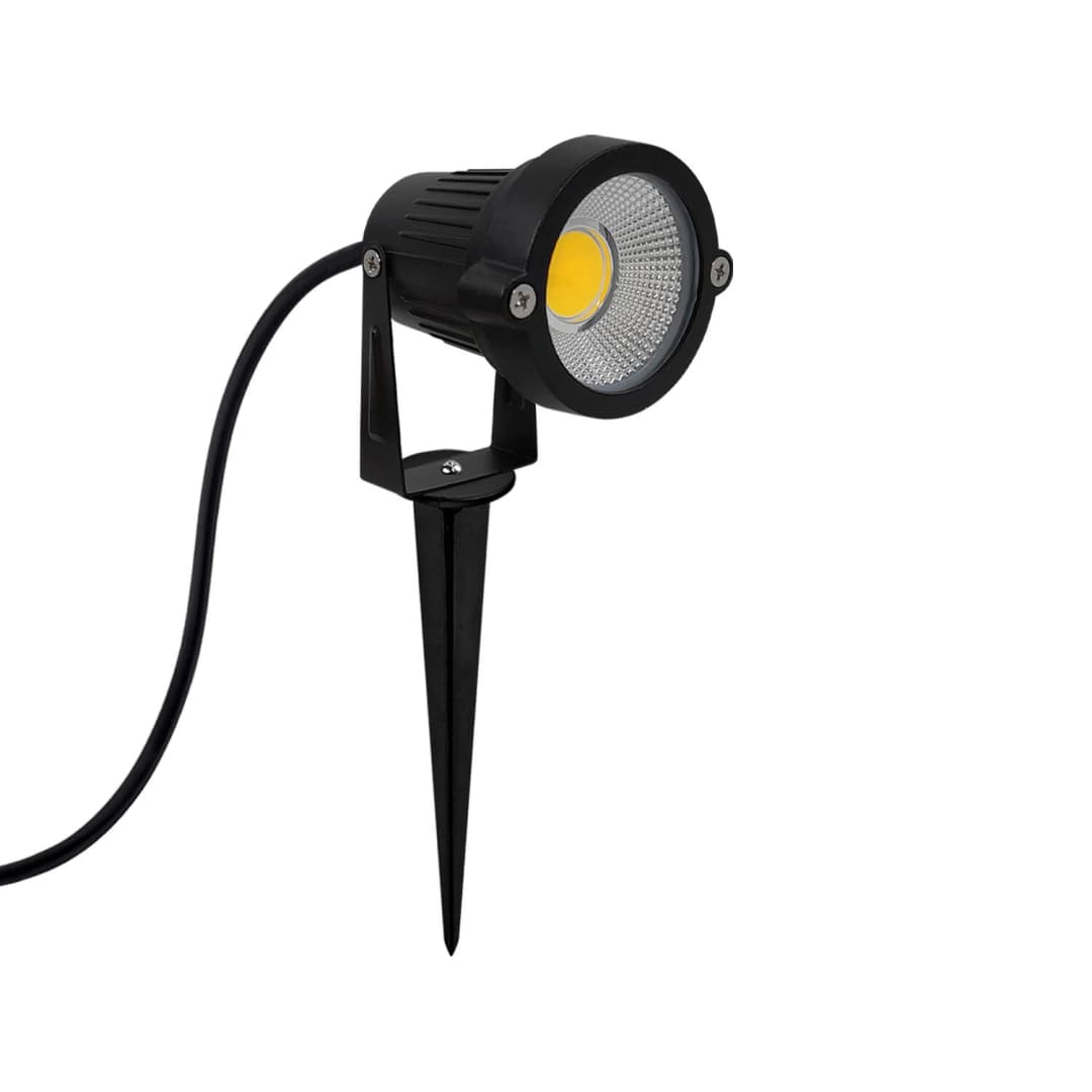 FOCO ESTACA LED STUDIO GARDEN 6W LUZ CÁLIDA (3000K) IP65 NEGRO