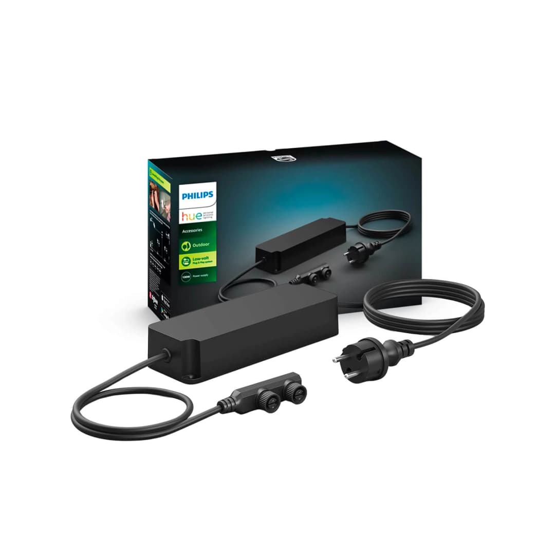 FUENTE DE PODER PHILIPS HUE JARDÍN 100W IP67 NEGRO (929003149501)