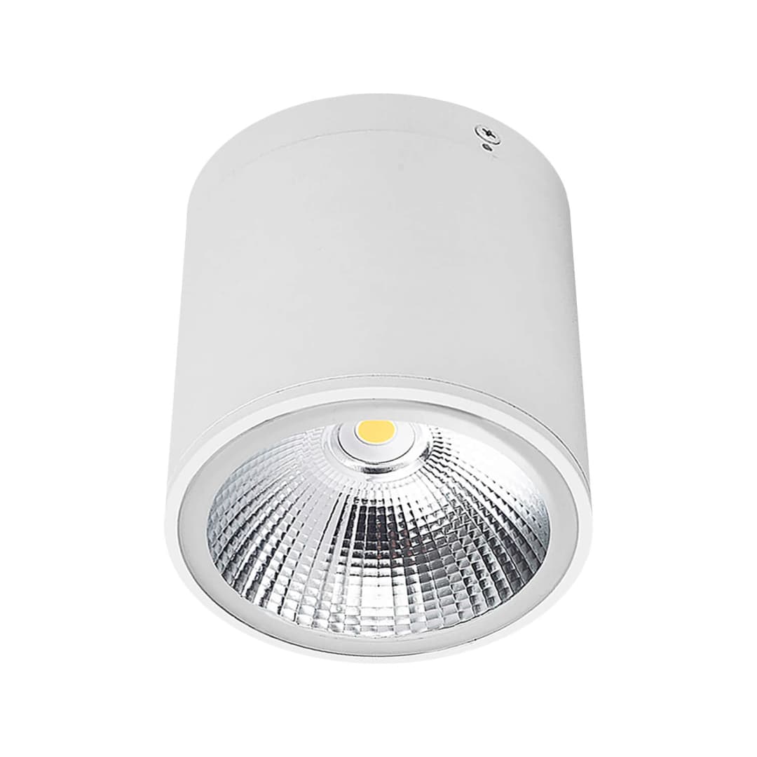 FOCO SOBREPUESTO LED STUDIO ROSS BIG 25W LUZ CÁLIDA (2700K) IP65 BLANCO