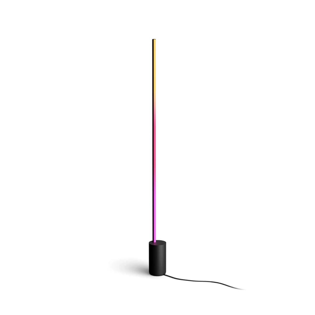 LÁMPARA DE PIE PHILIPS HUE COLOR GRADIENT SIGNE 29W LUZ RGB Y CÁLIDA (2000K) A FRÍA (6000K) NEGRA (915005987201)