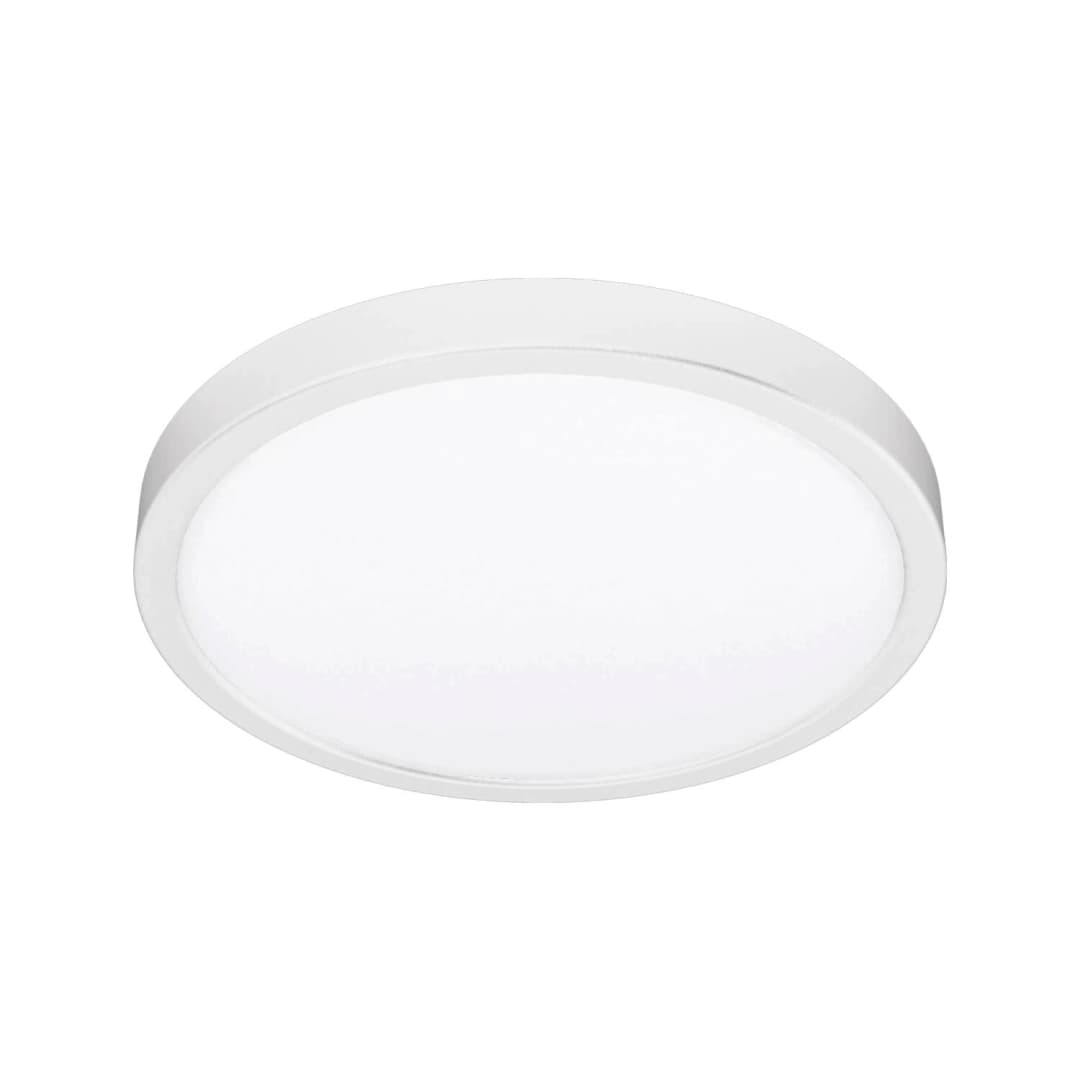 PLAFÓN SOBREPUESTO LED STUDIO REDONDO 24W LUZ CÁLIDA (3000K) A FRÍA (6500K) (CCT) IP42 Ø30X2.5CM BLANCO