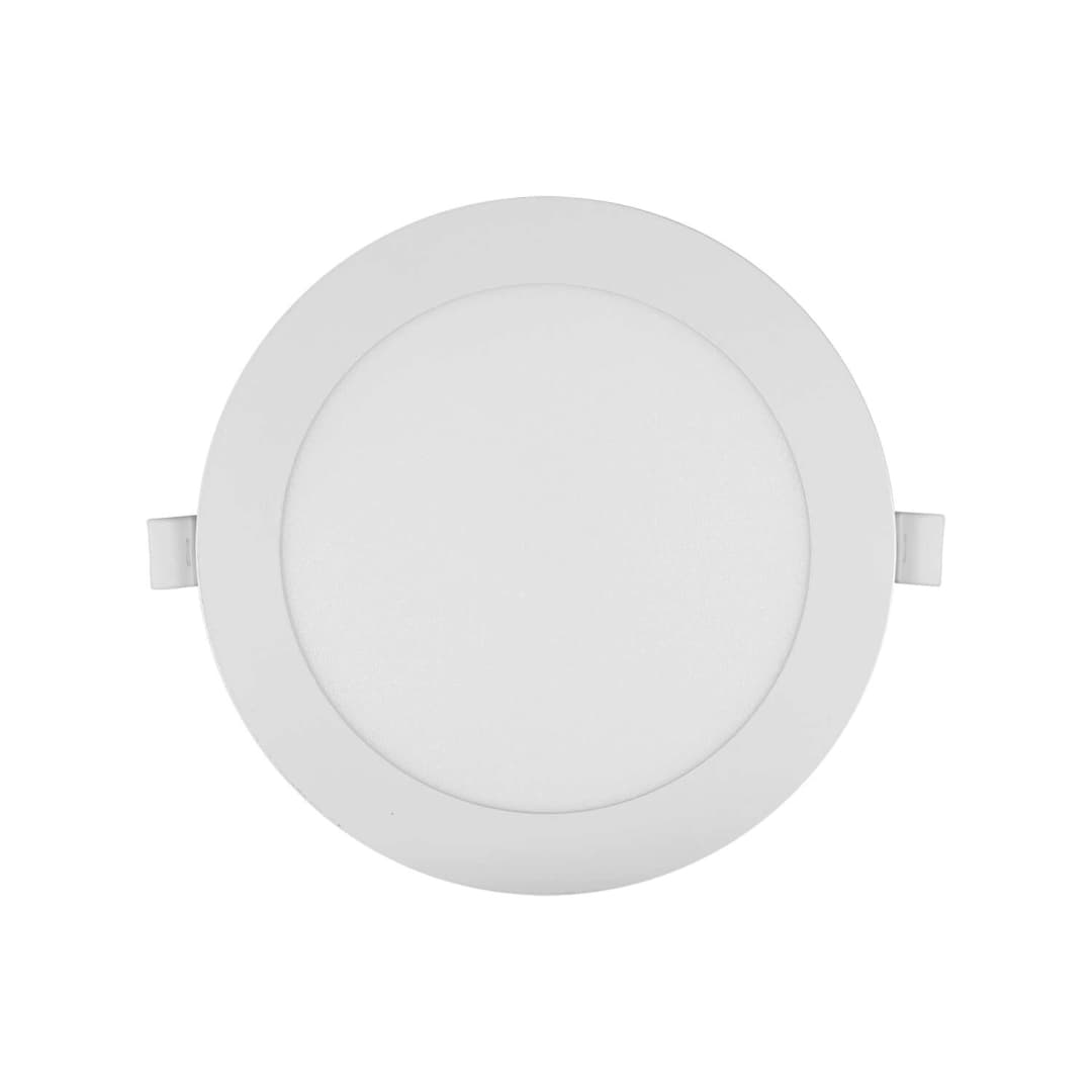 PANEL SLIM LED STUDIO ALUM REDONDO 12W LUZ CÁLIDA (3000K) Ø17X1.2CM BLANCO