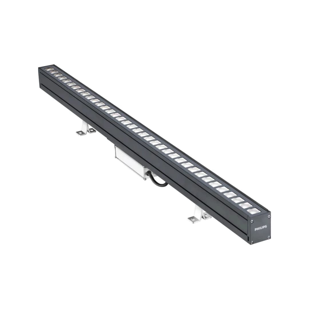 WALL WASHER PHILIPS UNISTRIP DMX 50W LUZ RGB IP66 GRIS OSCURO (911401736253)