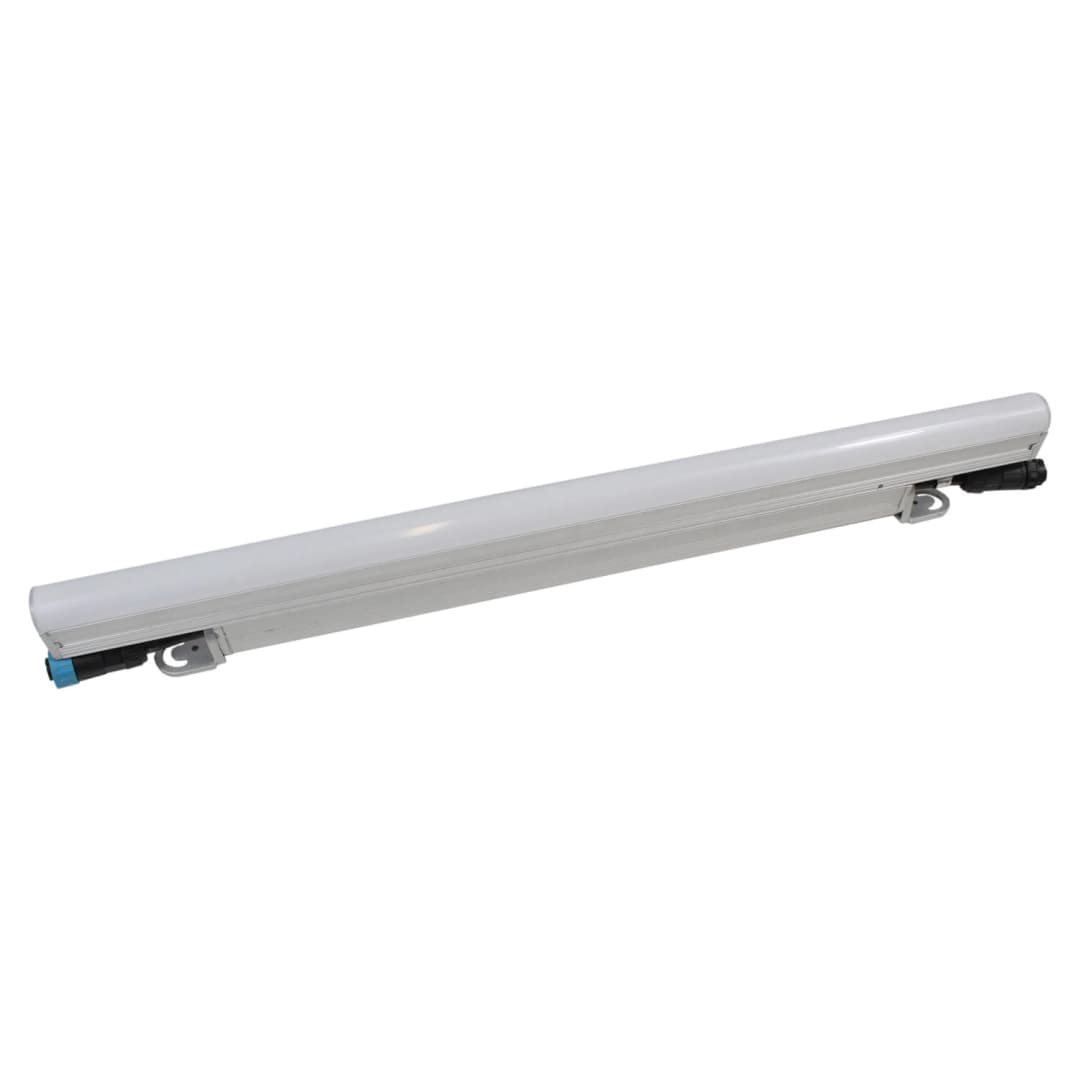 WALL WASHER LED STUDIO MILKY DMX 13W LUZ RGB Y CÁLIDA (3000K) IP66 GRIS