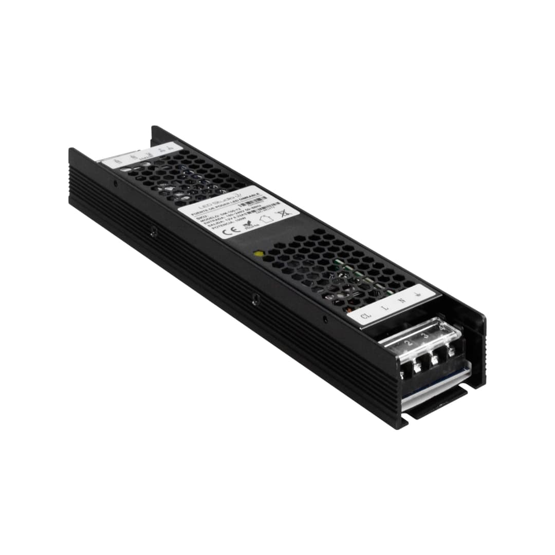 FUENTE DE PODER LED STUDIO DIMERIZABLE A 0-10V 60W 24V IP20 NEGRA