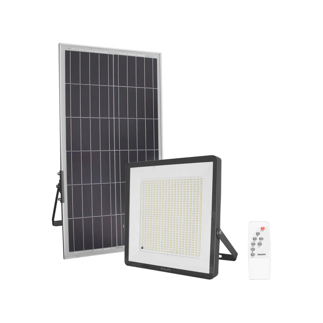 PROYECTOR SOLAR PHILIPS SMARTHBRIGHT 4800LM 32W LUZ FRÍA (5700K) IP65 GRIS NEGRO (911401884702)