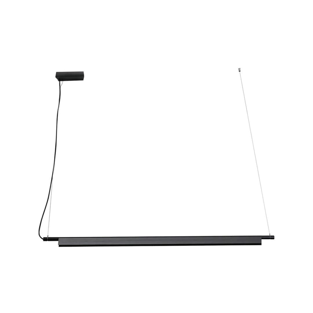 LÁMPARA COLGANTE LED STUDIO TESLA 24W LUZ CÁLIDA (3000K) NEGRA