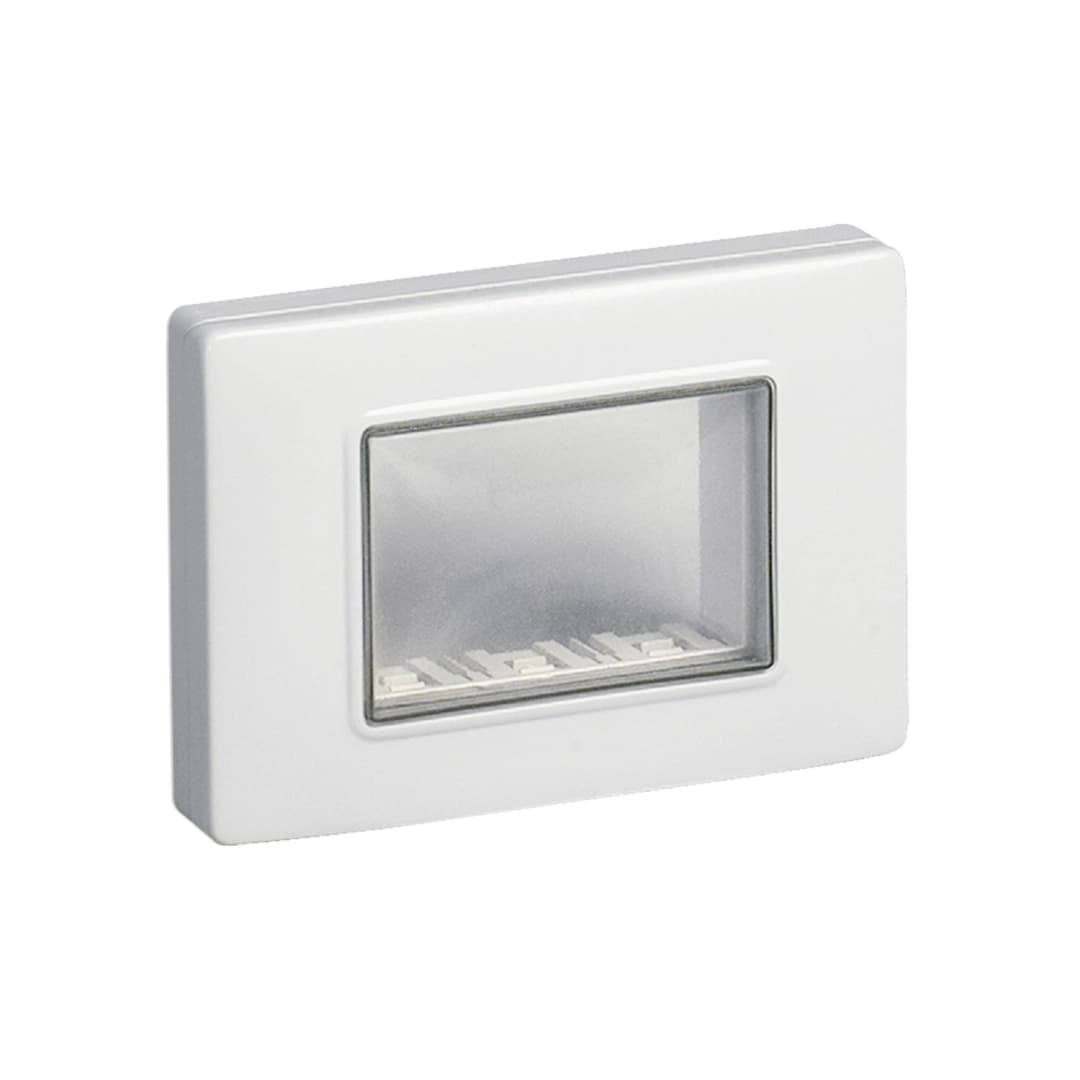 TAPA VIMAR CAJAS Y CENTRALITAS 3 MÓDULOS EIKON Y PLANA CON TORNILLOS IP55 GRIS (14943)