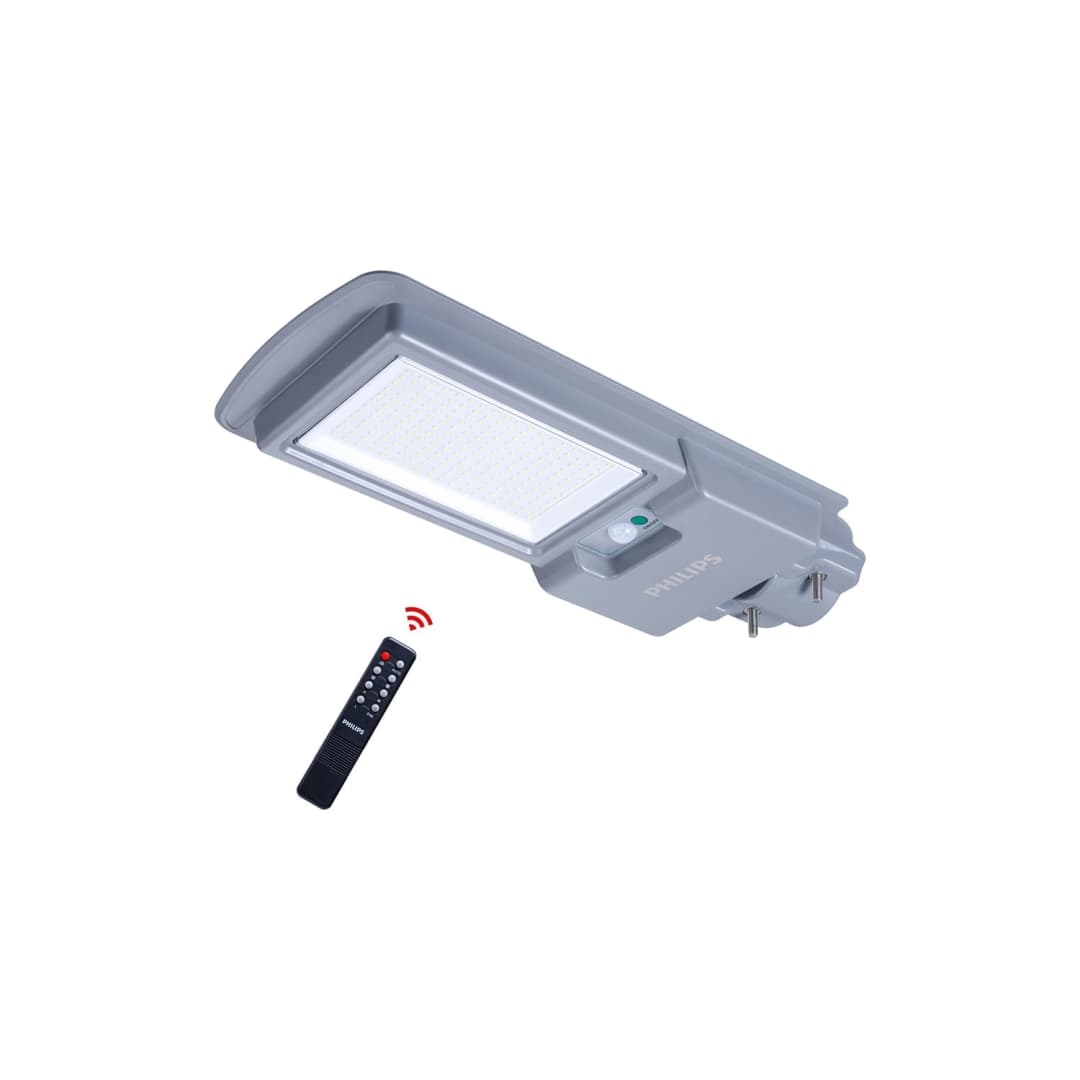 ALUMBRADO PÚBLICO PHILIPS ESSENTIAL SMARTBRIGHT SOLAR TODO EN UNO 14W LUZ FRÍA (6500K) IP65 GRIS (911401894102)