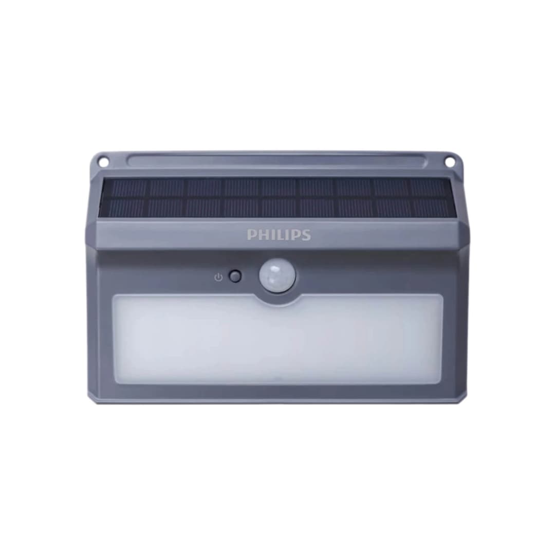 APLIQUÉ PHILIPS SOLAR ESSENTIAL SMARTBRIGHT 1.3W LUZ FRÍA (6500K) IP54 GRIS (911401877402)