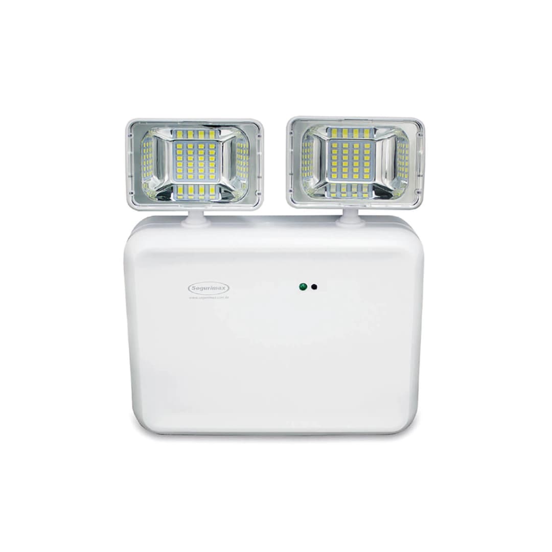 LÁMPARA DE EMERGENCIA LED STUDIO 2 FAROS 9.6W LUZ FRÍA (6000K) GRIS