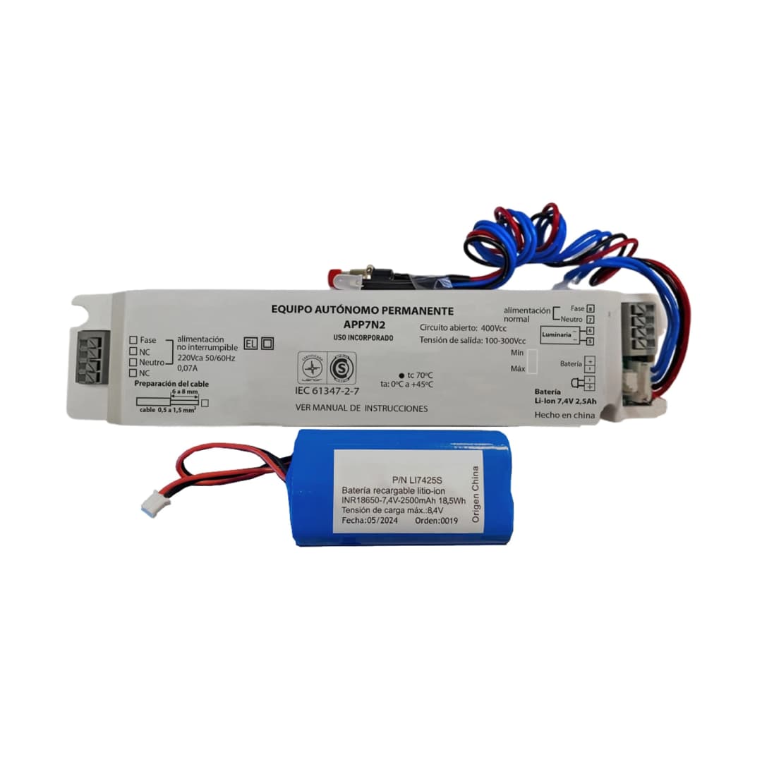 KIT DE EMERGENCIA PHILIPS APP7N2 40W GRIS (919001001889)