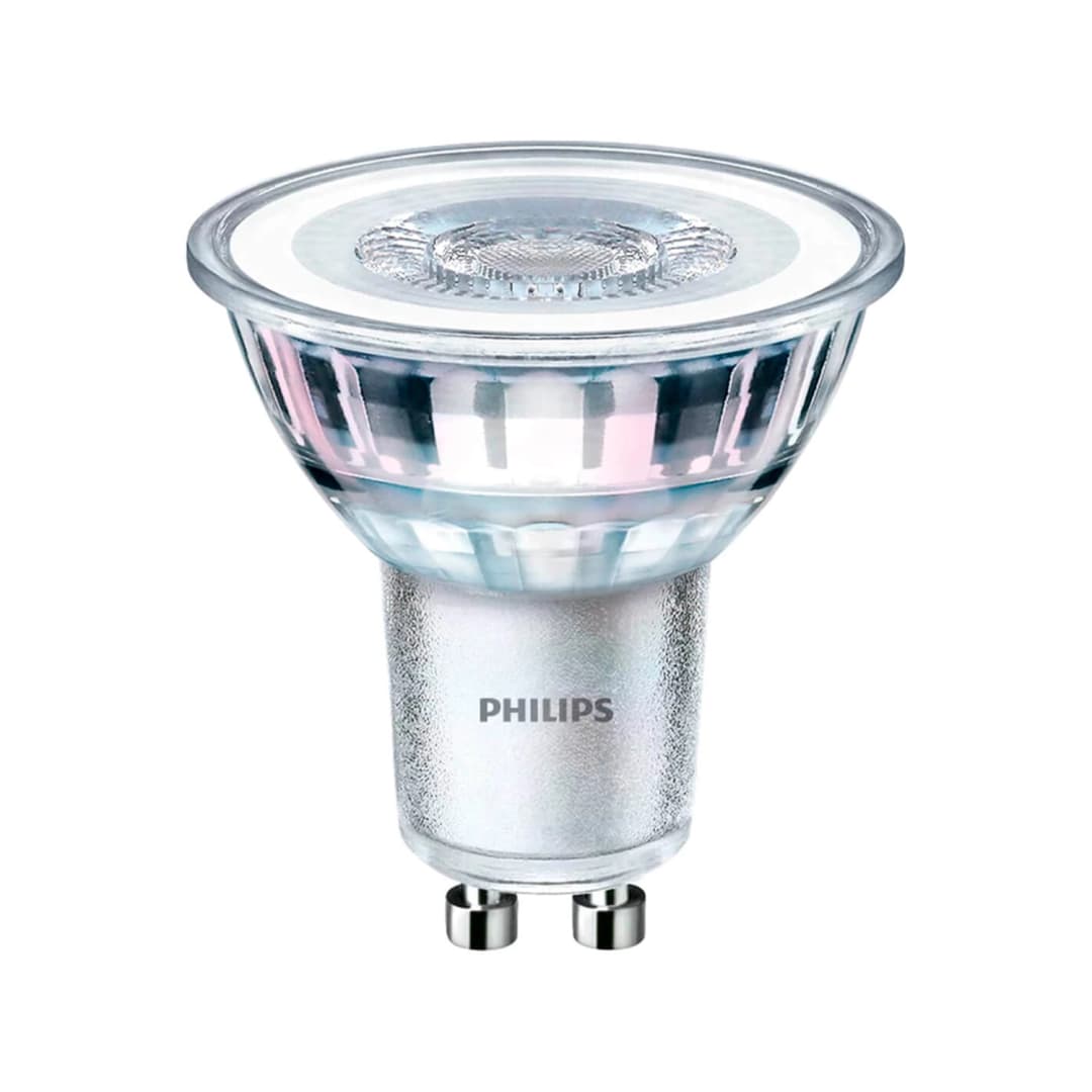 AMPOLLETA GU10 PHILIPS ESSENTIAL DICROICA 4.6W LUZ FRÍA (6500K) GRIS (929001218382)