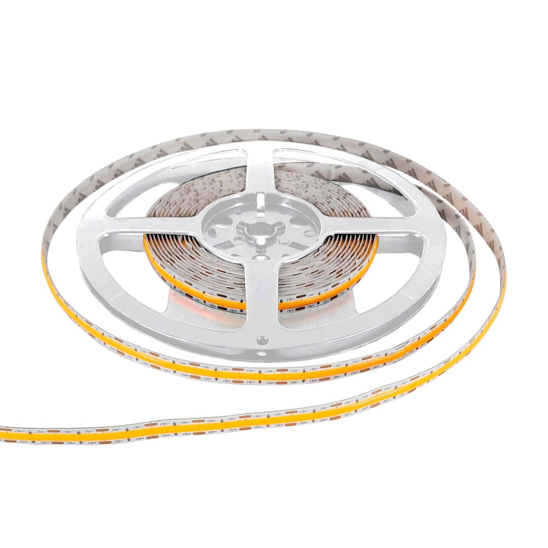 CINTA LED STUDIO COB 8W/M LUZ NEUTRA (4000K) 12V (5 METROS) BLANCA