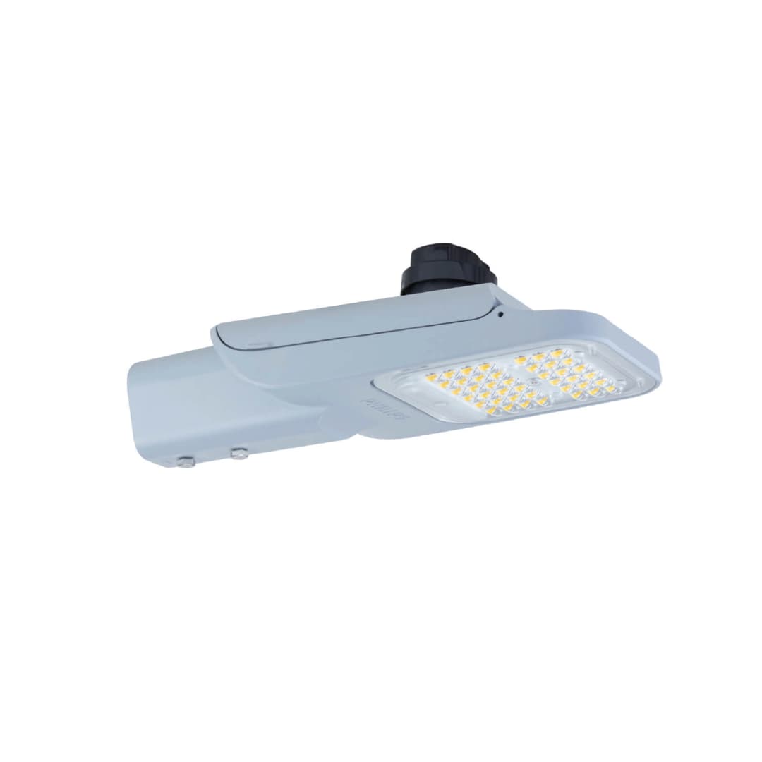 ALUMBRADO PÚBLICO PHILIPS ROADFLAIR PRO BRP591 DS01 AL 1% 80W LUZ CÁLIDA (2000K) IP66 GRIS (823807645121)