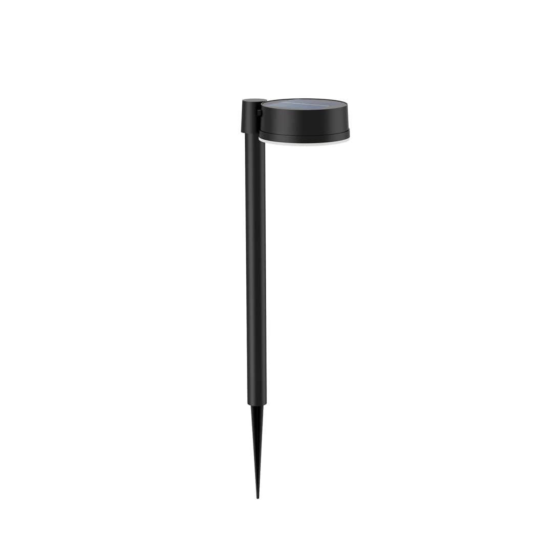 FOCO ESTACA PHILIPS VYNCE SOLAR 1.5W LUZ CÁLIDA (2700K) IP44 NEGRO (929004066201)