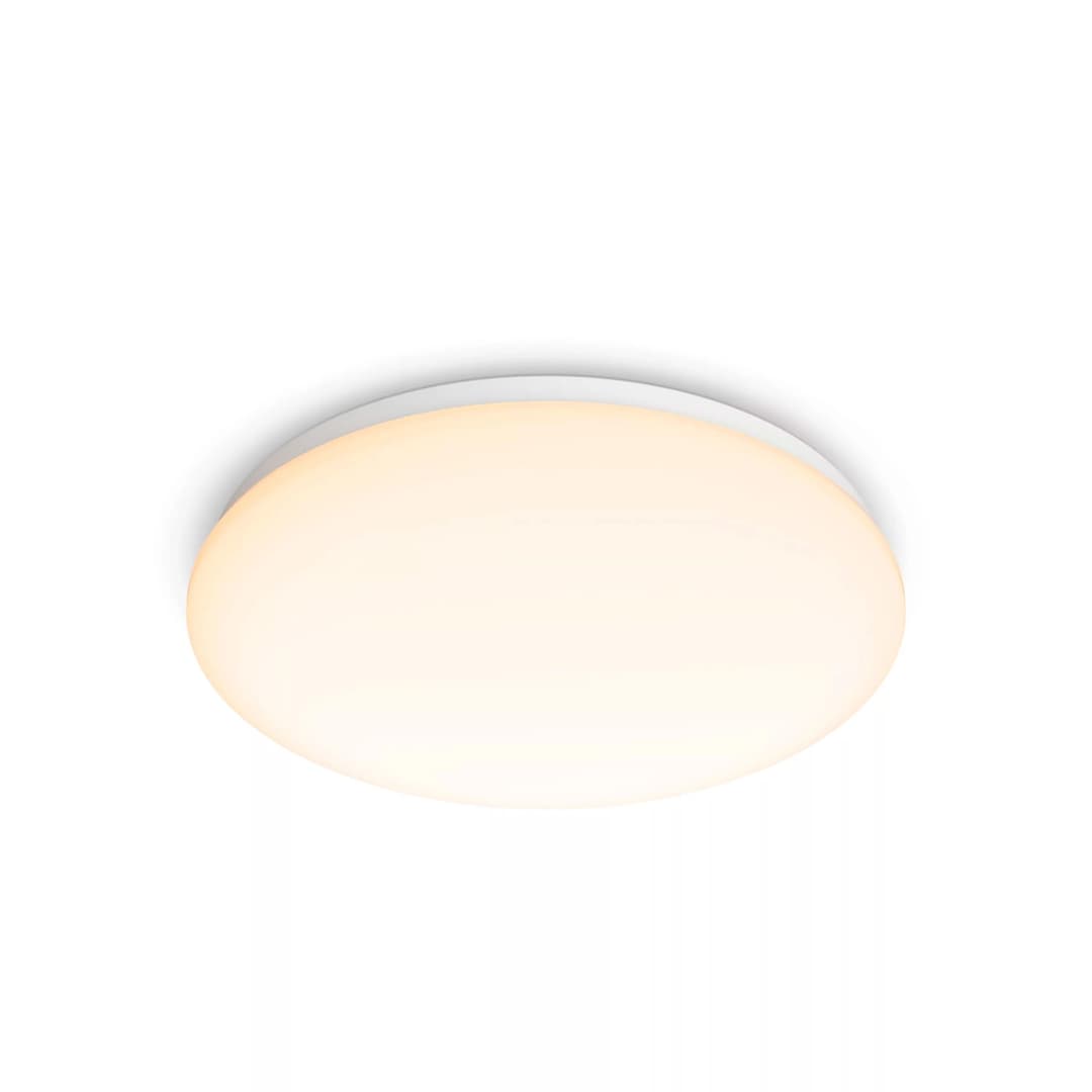 PLAFÓN PHILIPS MOIRE CIRCULAR 17W LUZ CÁLIDA (2700K) Ø32X5CM BLANCO (915005778801)
