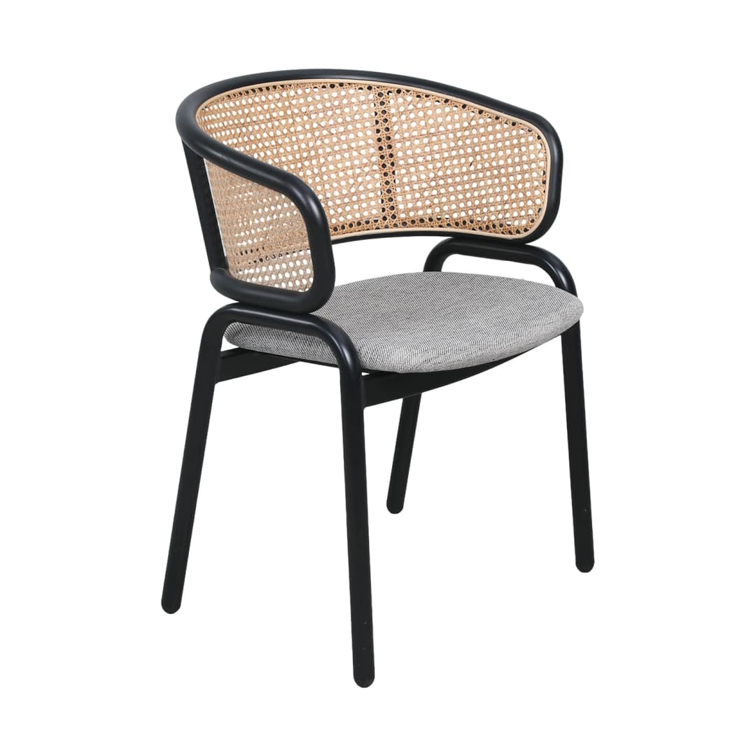 SILLA LED STUDIO RAVELLO NEGRO / GRIS