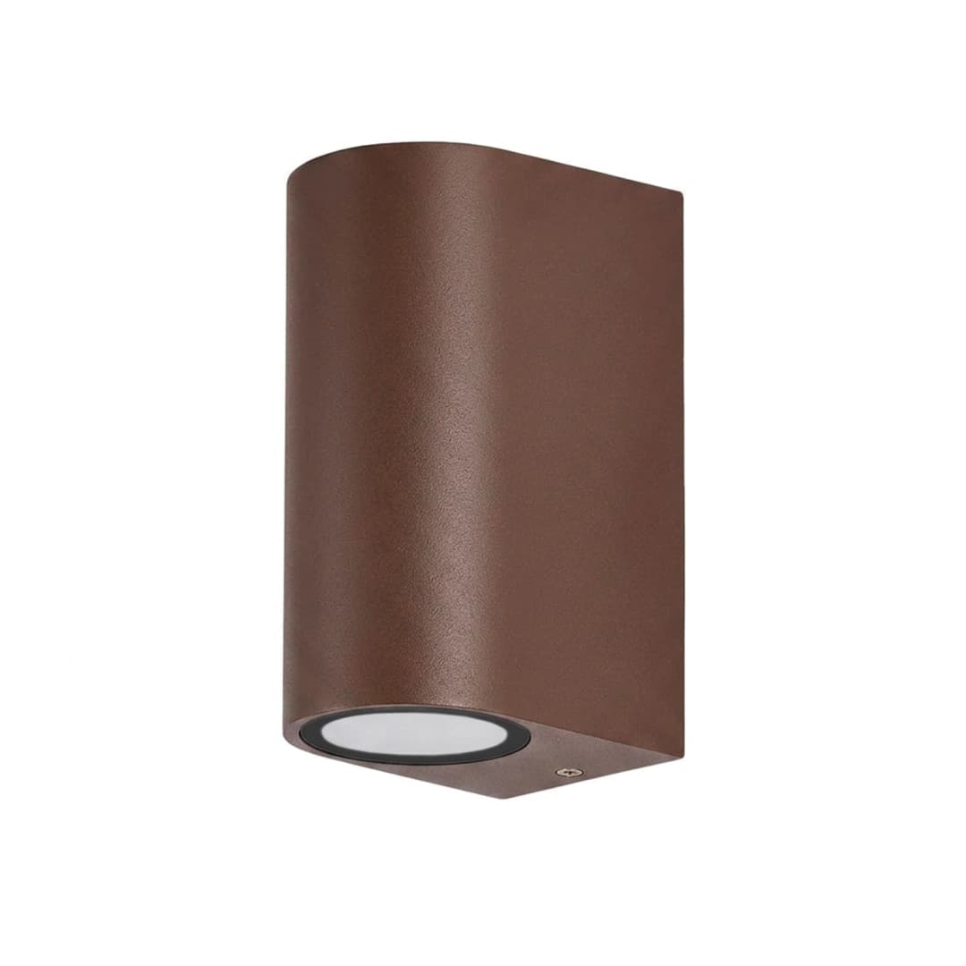 APLIQUÉ MURO LED STUDIO OLA BIFOCAL IP65 (NO INCLUYE AMPOLLETA GU10) ENVEJECIDO