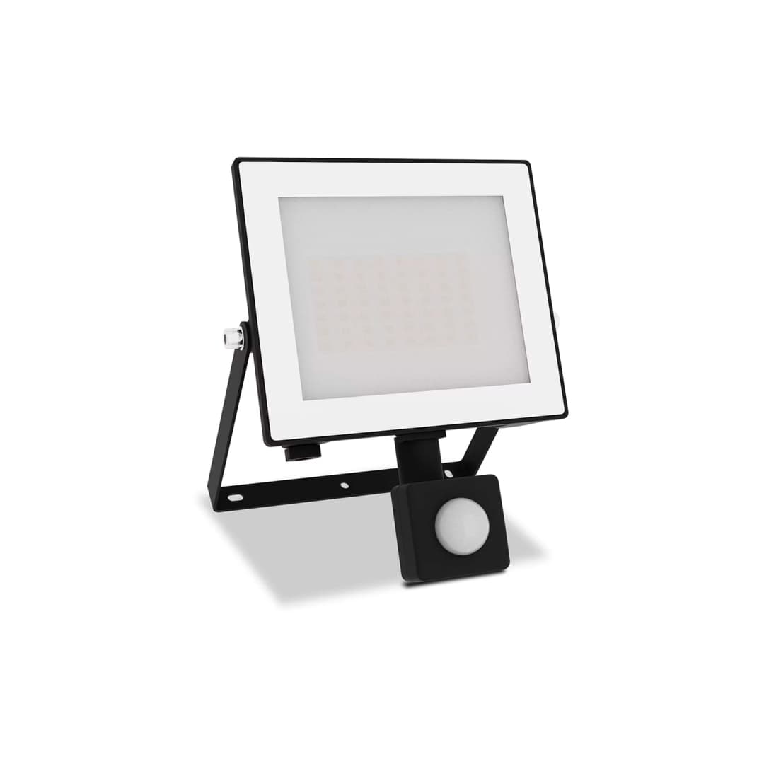PROYECTOR PHILIPS LOIS CON SENSOR DE MOVIMIENTO 30W LUZ FRÍA (5000K) IP65 NEGRO (929004642501)