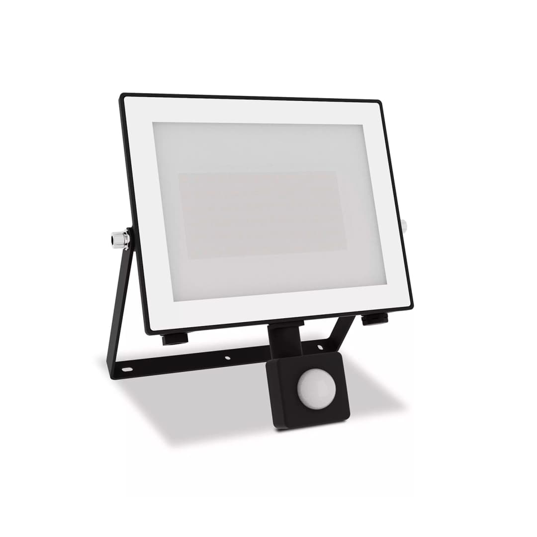 PROYECTOR PHILIPS LOIS CON SENSOR DE MOVIMIENTO 50W LUZ FRÍA (5000K) IP65 NEGRO (929004642701)