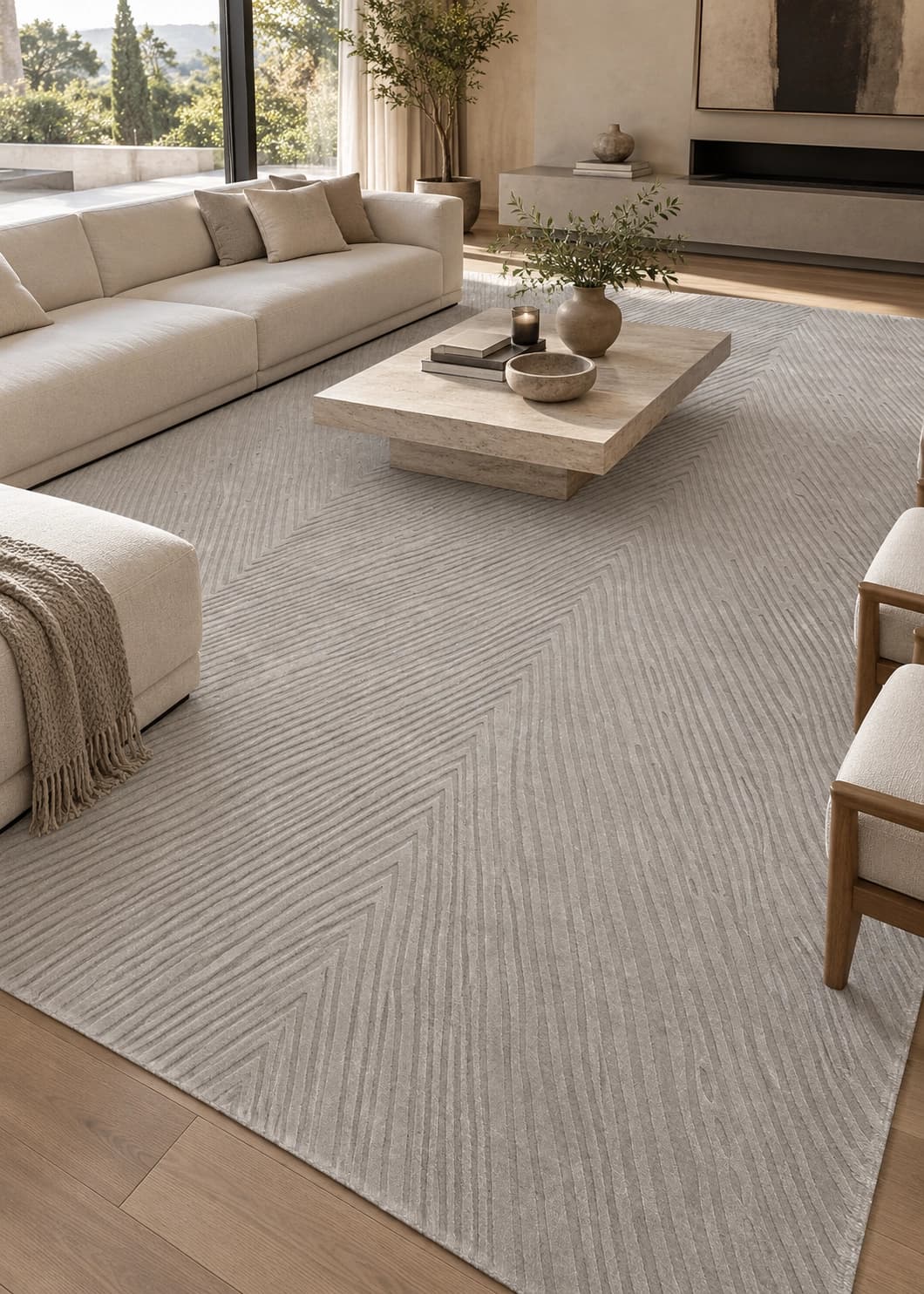 Alfombra Sahara Greige - 250X350